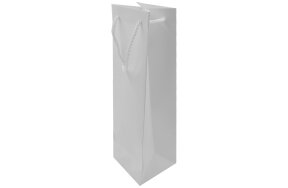 WHITE PAPER BAG 40x12x12cm FOR BOTTLES AND EASTER CANDLES